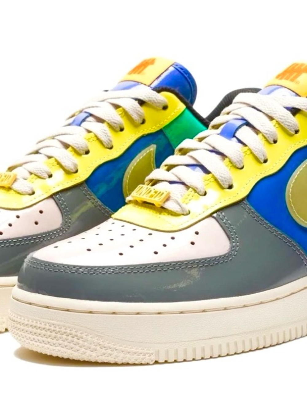 30% PRICE DROP UNDEFEATED Women’s Low-Top Sneakers - Yellow & Blue size 7.5 US